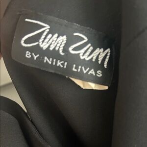 Zum Zum by Niki Livas Black Mini Dress